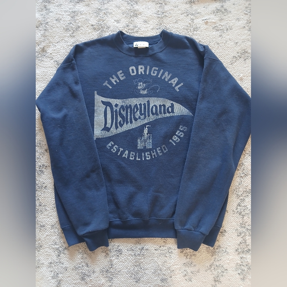Unisex Disney Navy Blue Crewneck Sweater